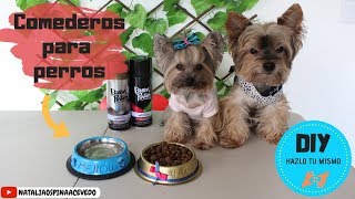 Como hacer Comederos  Platos para perros  Hazlo tu mismo  DIY [upl. by Aelaza384]