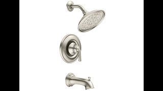 Moen Shower Faucet Install [upl. by Frasco]