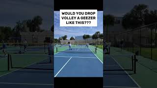 WOULD YOU DROP VOLLEY A GEEZER LIKE THIS pickleball pickleballhighlights pickleballpro [upl. by Yatnoed]