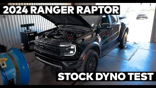 2024 Ford Ranger Raptor STOCK Dyno Testing  30L EcoBoost V6 Engine [upl. by Bergren873]