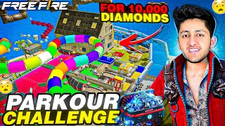 Hardest Parkour Challenge Winner Gets 50000 Diamonds 💎 Funny Challenge Garena Free Fire [upl. by Nednarb]