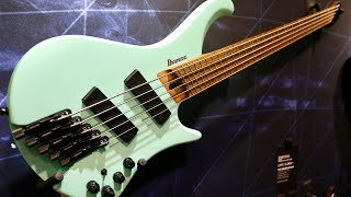 Ibanez EHB Ergonomic Headless Bass Collection  NAMM 2020 [upl. by Apilef]