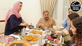 Ramadan 2023 Get a glimpse of traditional Saudi iftar with the Al Ani family in Dubai [upl. by Arlinda]