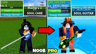 Beating Blox Fruits as Brook Lvl 1 to Max Lvl Noob to Pro in Blox Fruits [upl. by Aitnohs]