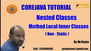 Nested Classes Non Static  Inner Classes  Java Programming  CSE1007 [upl. by Wallach723]