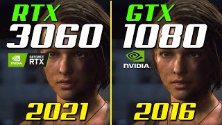 GTX 1080 vs RTX 3060  in 2021 [upl. by Zimmerman]