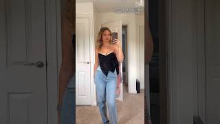 PLT STRAIGHT amp WIDE LEG JEANS TRY ON HAUL honest review [upl. by Tnias]