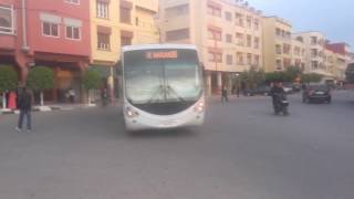 City Bus Meknes Ligne 26 Bus 1902  TataHispano  King Long quitte le terminus dEl Bassatine [upl. by Hannan]