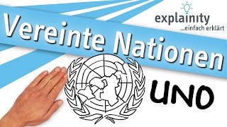 Vereinte Nationen UNO einfach erklärt explainity® Erklärvideo [upl. by Amber]