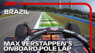 Max Verstappens Pole Lap  2023 Sao Paulo Grand Prix  Pirelli [upl. by Siramaj328]