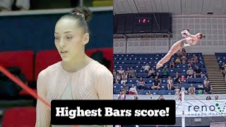 Kaylia Nemour 🇩🇿  GOLD 🥇  Highest 15667 Uneven Bars  Romgym Trophy 2024 [upl. by Sukhum650]