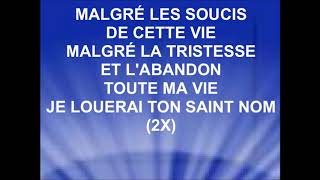 JE LOUERAI TON SAINT NOM  Luc Dumont feat Colin Généreux [upl. by Naik]