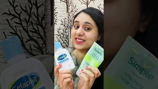 Best Facial Wash Of All Time Cetaphil Vs Simple Face Wash bestfacewash viral ytshorts shorts [upl. by Ayana]