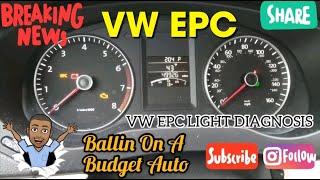 EPC Warning light VW Audi Skoda SEAT How to fix Meaning amp Problem solution🚘 [upl. by Eetnod430]