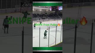 Top Corner SNIPE From Fuller 🔥😮‍💨🏒 hockey [upl. by Aerdnaxela]