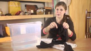 How to Wash Pantyhose  Felt Wool amp Other Fabric Care [upl. by Airlia557]