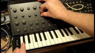 Korg MS20 Mini Synthesizer Demo 1 Bass Excursion [upl. by Yromas]