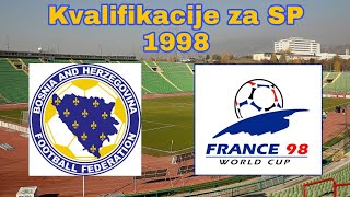 Svi golovi fudbalske reprezentacije BiH u kvalifikacijama za  SP 1998  Francuska [upl. by Fi392]