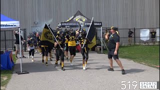 OSFL Playoffs U14 Quarterfinal  Vaughan Rebels vs Waterloo Jr Warriors [upl. by Nnalyrehc]