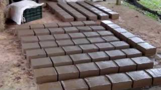 ADOBE BRICK ADOBE BLOCK EARTHBAG Two 2 Methods of making Adobe Bricks [upl. by Acinnor]