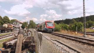 Die Länderbahn in Bayerisch Eisenstein [upl. by Geoff]