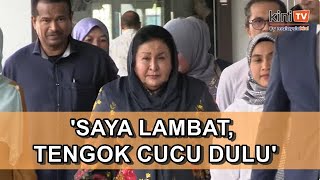 Saya lambat  Rosmah hadir beri sokongan kepada Najib [upl. by Teodorico937]