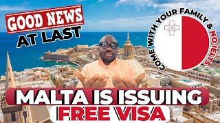 Malta Work Permit Update 2024 Malta Free Work Permit  How To Move To Malta With Your Family [upl. by Imak]