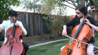 The Final Countdown Dueling Cellos by Nathan Chan and Stephanie Tsai [upl. by Tucker]