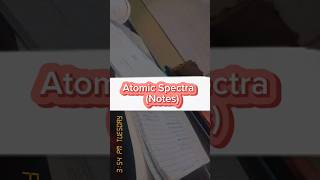 Atomic spectra  quantum mechanical model of an atom atomic quantumphysics spectral [upl. by Benjy]