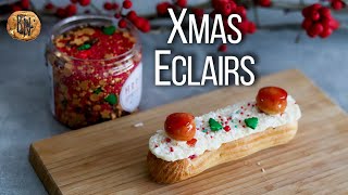 Making Xmas Eclairs [upl. by Norred]