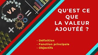 📌EOAE 1ère Bac Sc Eco  Lentreprise et son Environnement 3 👉 Définition Valeur ajoutée [upl. by Caria]