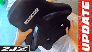 Sparco R333 Seats and Pushing Forward  2JZ Episode 21 [upl. by Aicirpac]