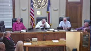 Kerr County Commissioners Court Special Agenda October 16 2023 [upl. by Ecirbaf]