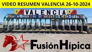 RESUMEN MAS COMPLETO VALENCIA desde la PARTIDA carreras Sabado 26 de Octubre de 2024 Dividendos [upl. by Ellehsor269]