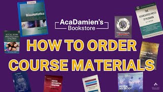 How to Order Course Materials [upl. by Aihsek506]