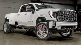 2024 Denali 3500HD dually with 5” lift rolling on 37s with 26s [upl. by Namwen]