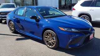 2024 Toyota Camry SE Nightshade Edition AWD in Reservoir Blue [upl. by Gerladina144]