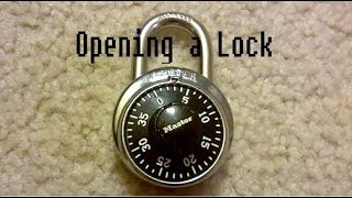 How to Open a Master Lock [upl. by Marduk]