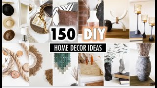 150 DIY HOME DECOR IDEAS  HACKS you Actually Want To MAKE FULL TUTORIALS [upl. by Wernick]