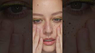 Pecas Metálicas freckles pamelasegura glitter makeup makeupreview makeupartist [upl. by Eulalee]