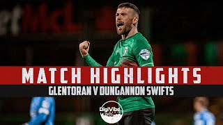 Glentoran vs Dungannon Swifts  26th November 2021 30 [upl. by Enelrac]