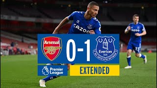 EXTENDED HIGHLIGHTS ARSENAL 01 EVERTON [upl. by Aved746]