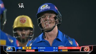 Dewald Brevis की धमाकेदार पारी  एक Over में लगाए 4 Sixes  Dewald Brevis  PBKS vs MI Match [upl. by Pandolfi]