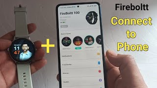 fire boltt smartwatch ko phone se kaise connect kare  how to connect fire boltt watch to mobile [upl. by Churchill]