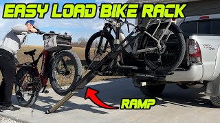 Heavy Bike You Need This Bike Rack  Hyperax Volt Lift RV eBike Rack [upl. by Jackson]