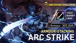 【1 Div Exile  Ep1】ArmourStacking ARC Strike is fairly good with low budget THICC Raider 322 [upl. by Ahsaya204]