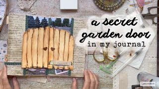 A Secret Garden Door in My Journal ✿ Easy Tutorial [upl. by Annaihs]