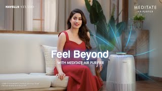 Feel Beyond with Meditate Air Purifier  Janhvi Kapoor [upl. by Susej949]