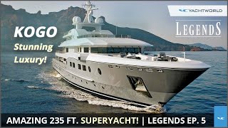 Superyacht KOGO Extreme 235Foot Luxury Yacht  LEGENDS EP 5 [upl. by Ynabe]