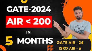 LAST 5 months GATE preparation roadmap  Proven Strategy [upl. by Assitruc635]